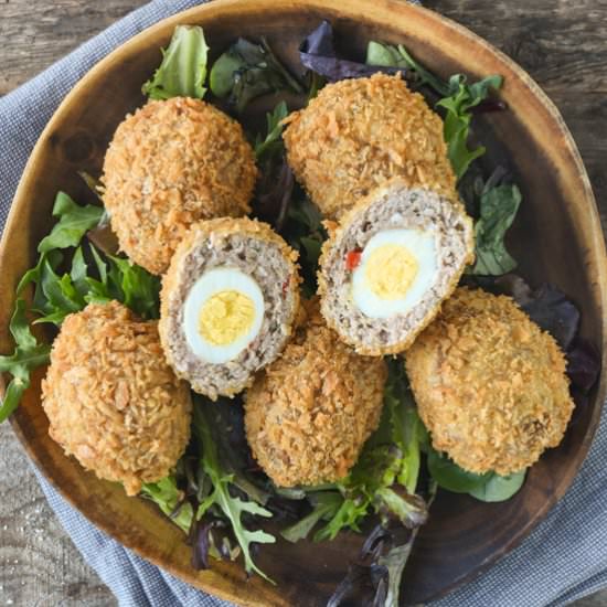 Scottish quail eggs