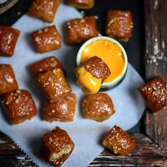 Grain-Free Soft Pretzel Bites