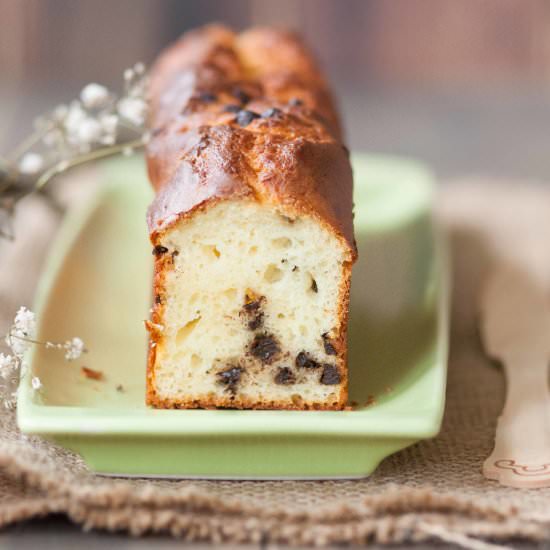 Plumcake with ricotta