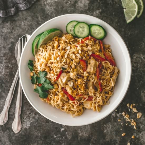 Thai Chicken Peanut Noodles