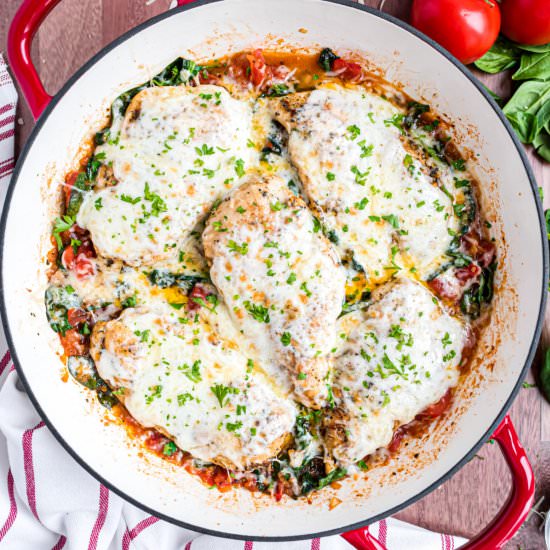Chicken Spinach Skillet