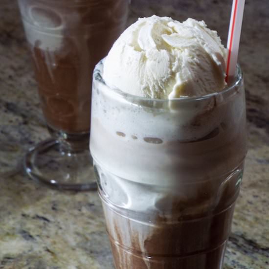 Chocolate Ice Cream Soda