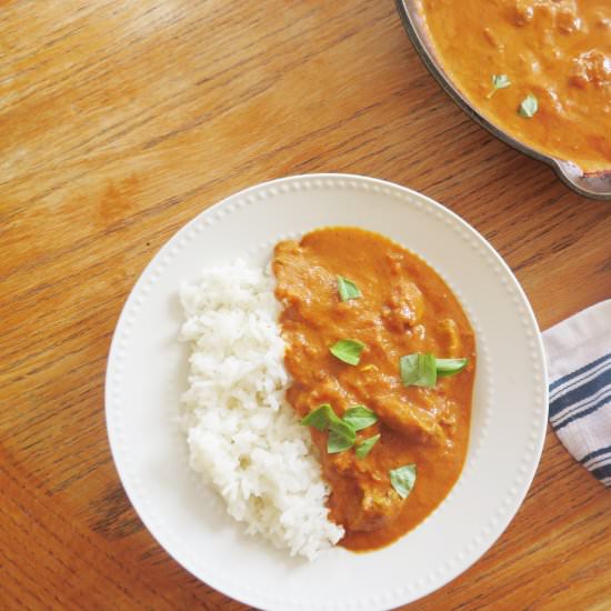Homemade Chicken Tikka Masala