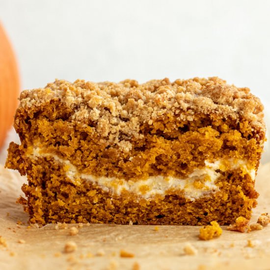 Pumpkin Cream Cheese Bread
