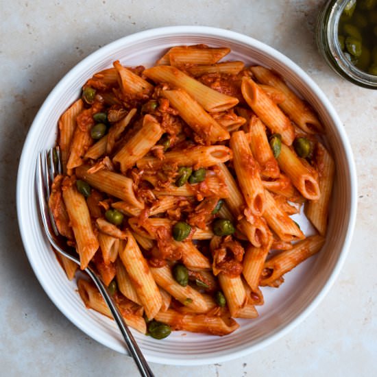 Easy Tuna & Tomato Penne