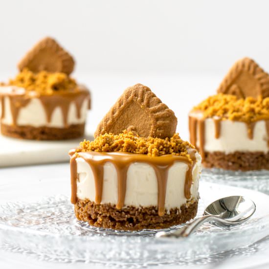 Mini Biscoff Cheesecakes
