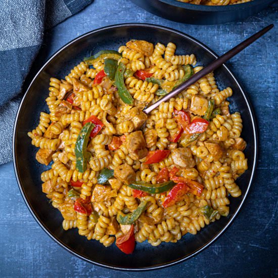 Creamy Chicken Fajita Pasta