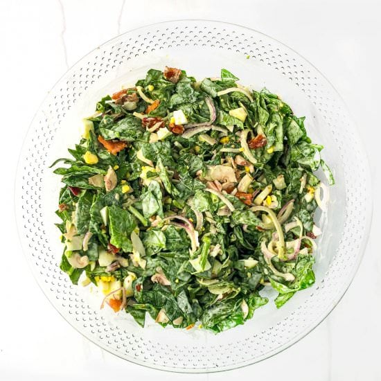 Easy Keto Spinach Salad