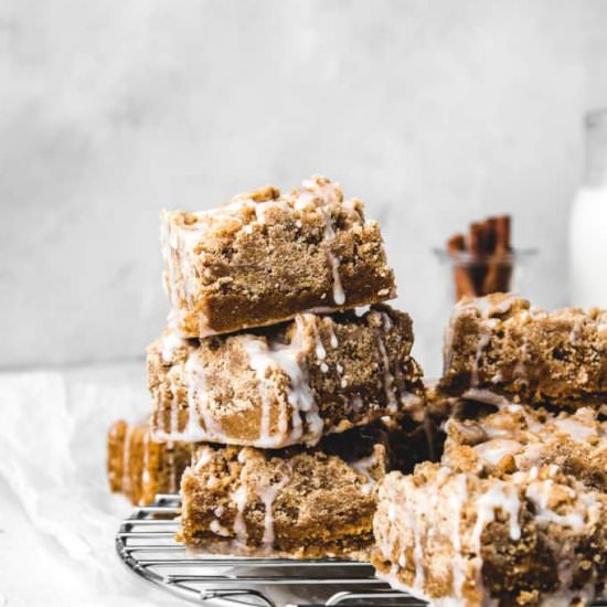 Coffee Cake Blondies