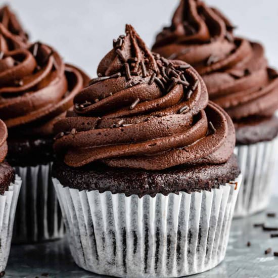 Vegan Chocolate Cupcakes Recipe