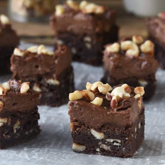 Brownie with hazelnuts