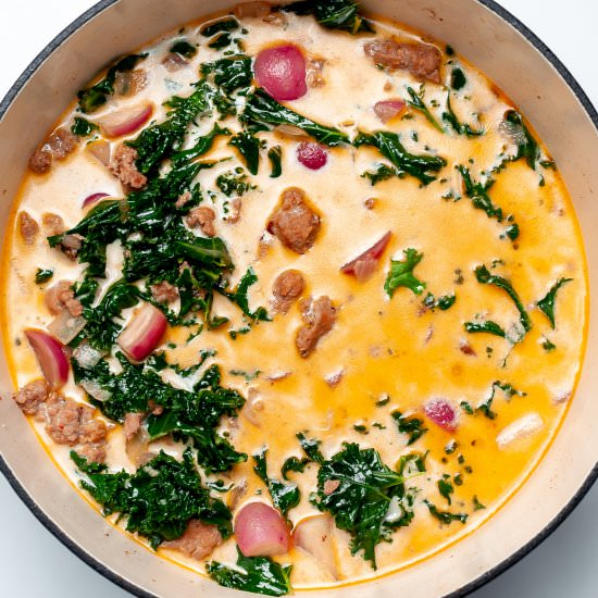 Keto Zuppa Toscana Soup Recipe
