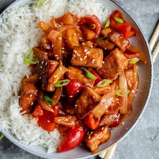 Sweet and Sour Tofu