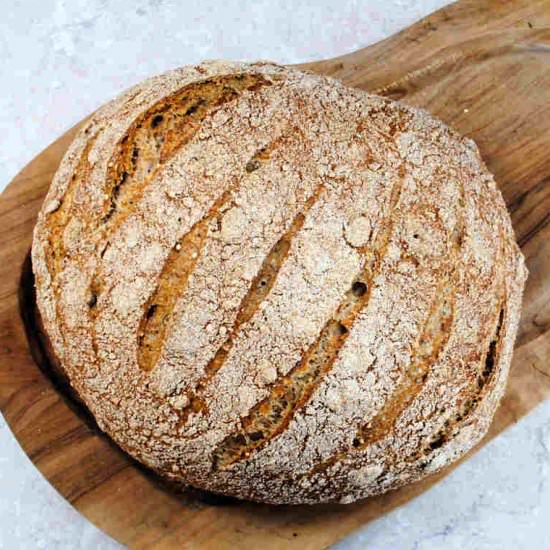 wholemeal seeded bloomer