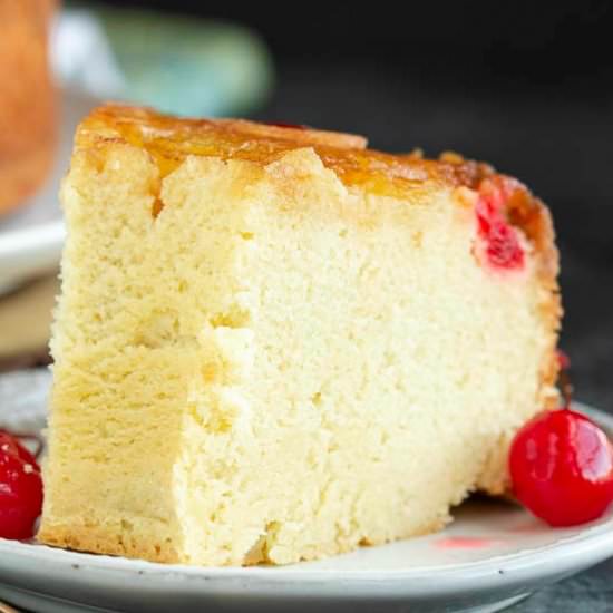 Pineapple UpsideDown Pound Cake