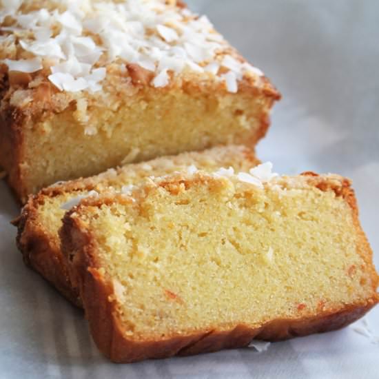 Orange Marmalade Loaf with Coconut