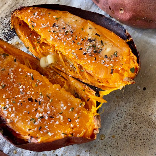 Oven Roasted Sweet Potatoes