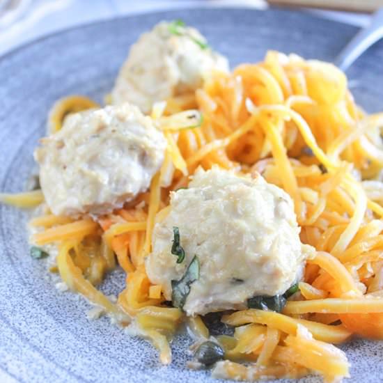 Chicken Piccata Meatballs