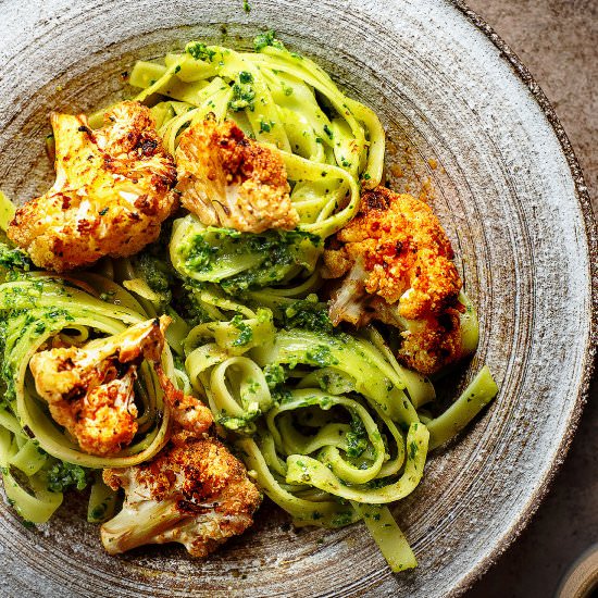 Roasted Cauliflower Pasta