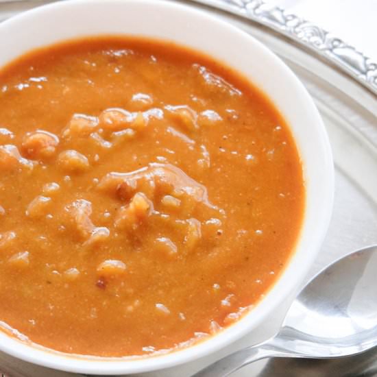 Victorian Chickpea Soup (Vegan)