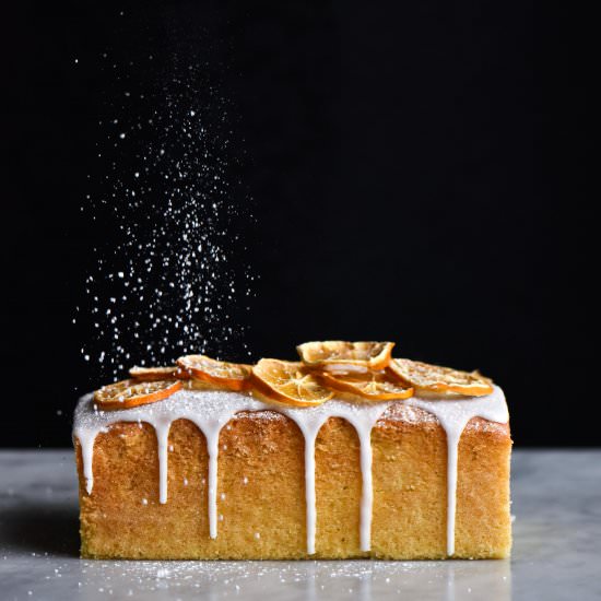 Gluten free lemon drizzle cake