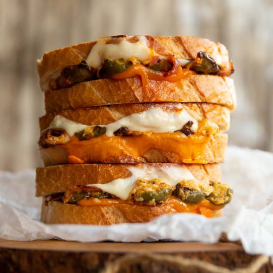 Jalapeño Popper Grilled Cheese