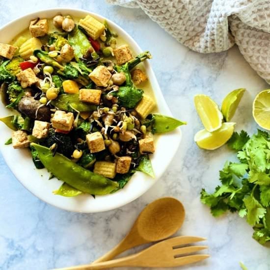 Spicy Sprouted Bean Tofu Curry