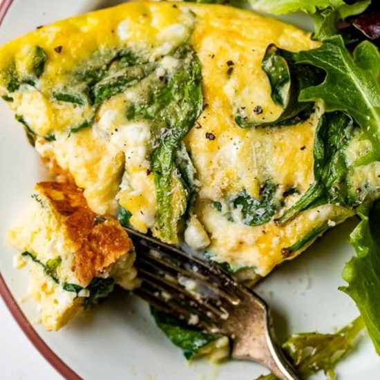 Cottage Cheese Egg Sausage Frittata
