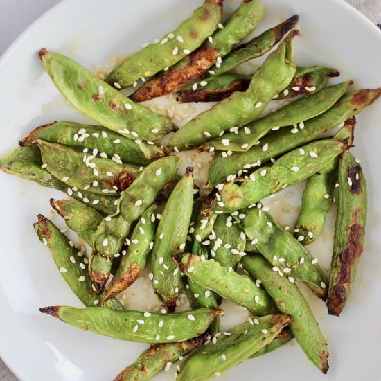 Air Fryer Snap Peas
