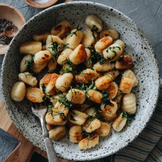 Homemade Potato Gnocchi (Vegan)