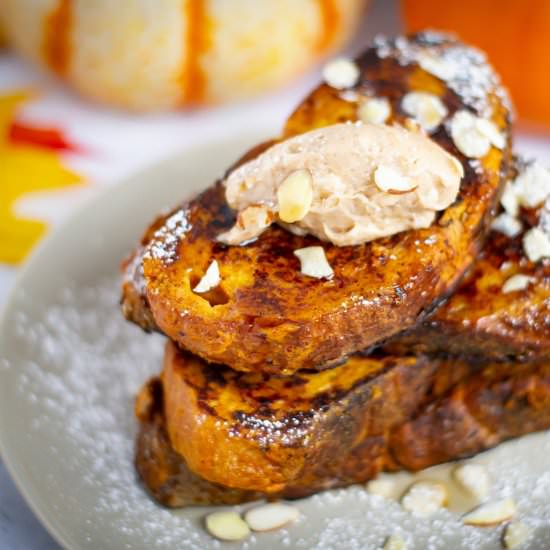 Pumpkin French Toast (Pain Perdu)