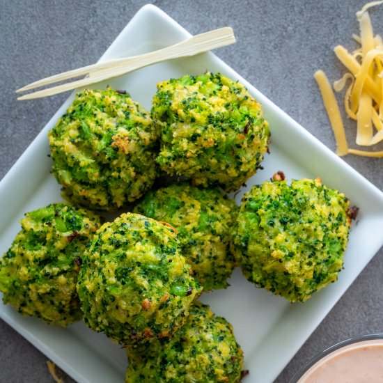 Broccoli and Cheddar Bites