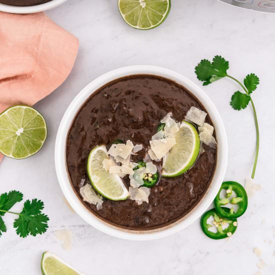 Instant Pot Black Bean Soup