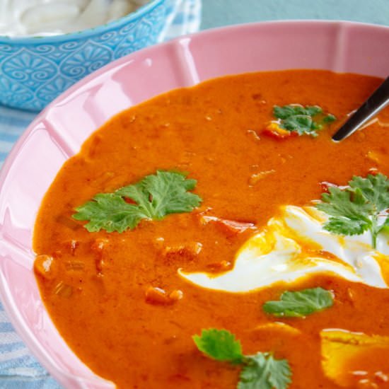 Curry Coconut Chicken Soup