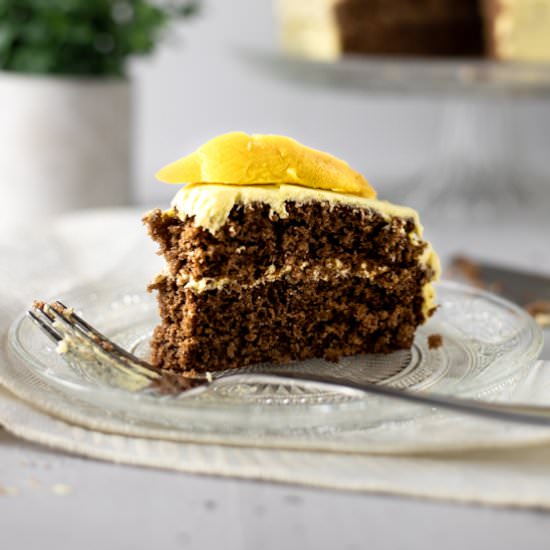 Mango Chocolate Cake