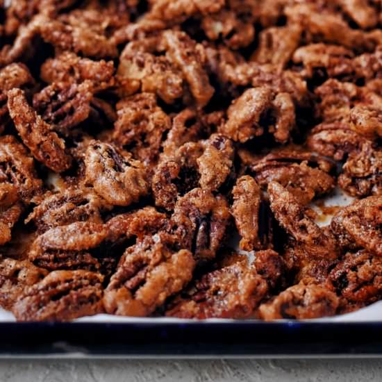 Spicy Candied Pecans