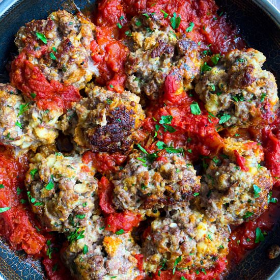 Rustic Italian Meatballs