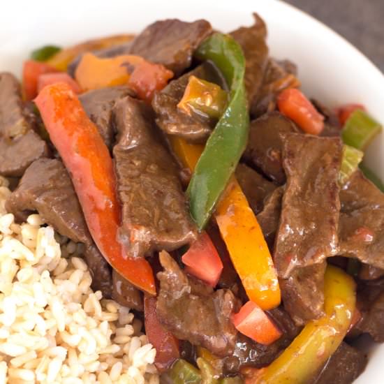 Crazy Good Pepper Steak