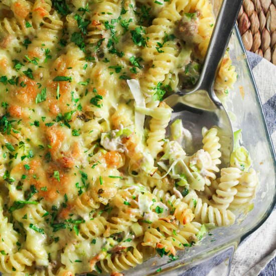 Creamy Tuna Pasta Bake