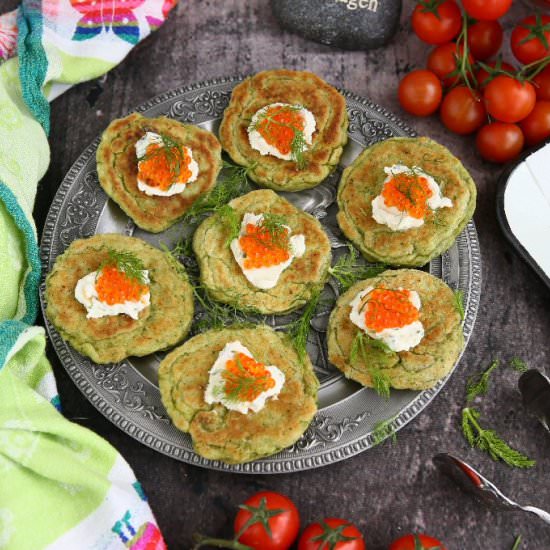 Easy Herb Spelt Blini