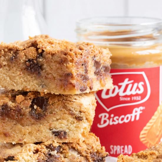 Biscoff Blondies