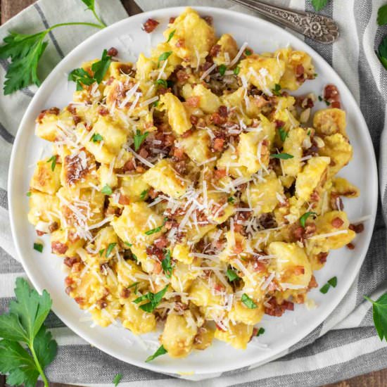 Gnocchi Carbonara