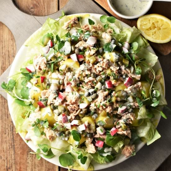 Canned Salmon Potato Salad