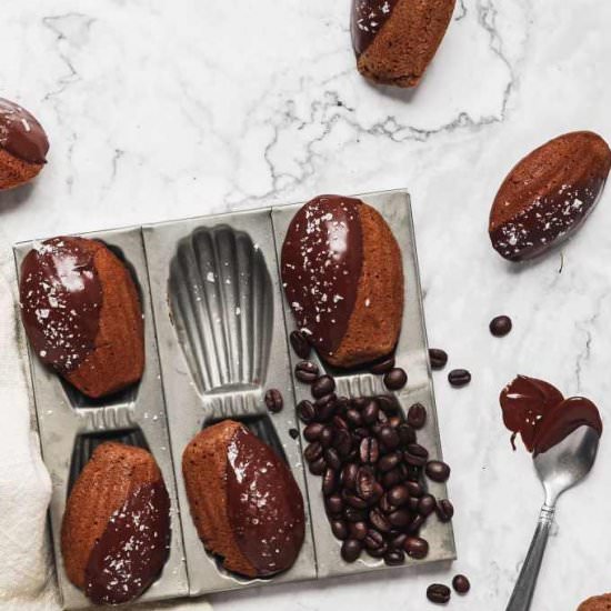 Chocolate Espresso Madeleines
