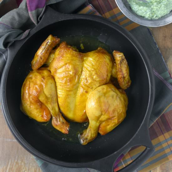 Turmeric chicken with yogurt