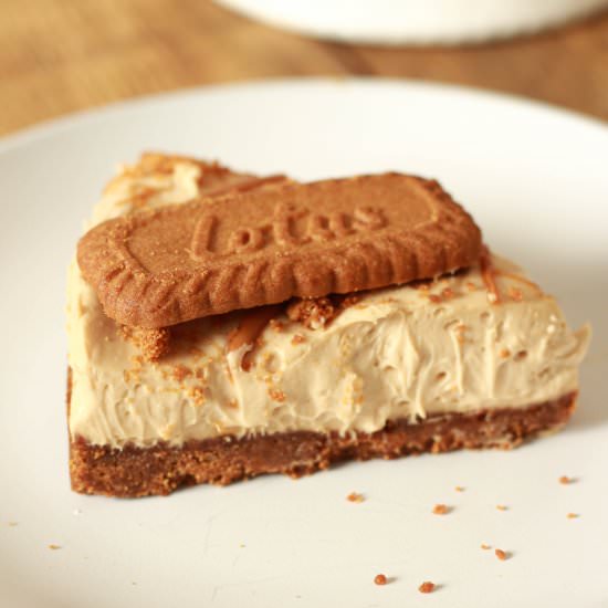 Vegan Biscoff Cheesecake