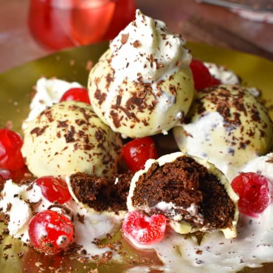 Black Forest Cake Balls