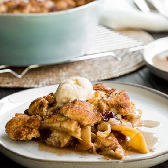 Apple Crisp w/ Snickerdoodle Crumbl