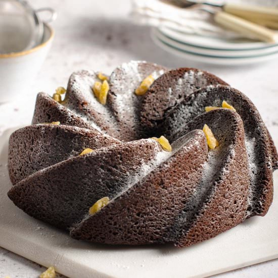 Sticky Gingerbread Bundt Cake