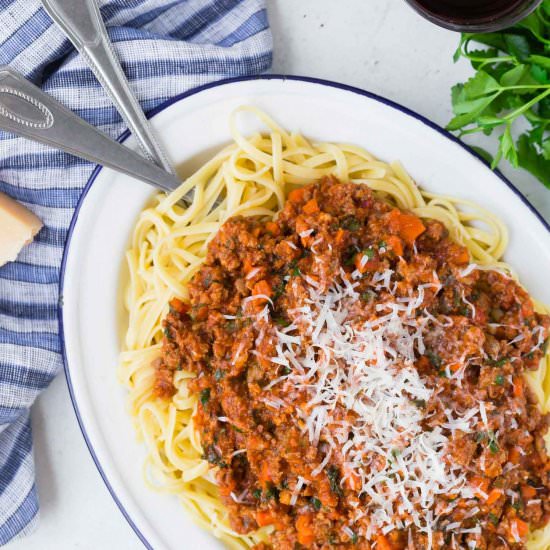 Turkey Bolognese